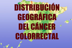título distribución geográfica del cáncer colorrectal