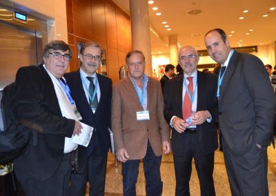 Dr. González Larriba, Dr. Constenla, Dr. Guillem y Dr. Javier Cortés