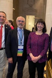 Dr. Vicente Guillem con la Dra. Monica Bertagnolli (presidenta de ASCO)
